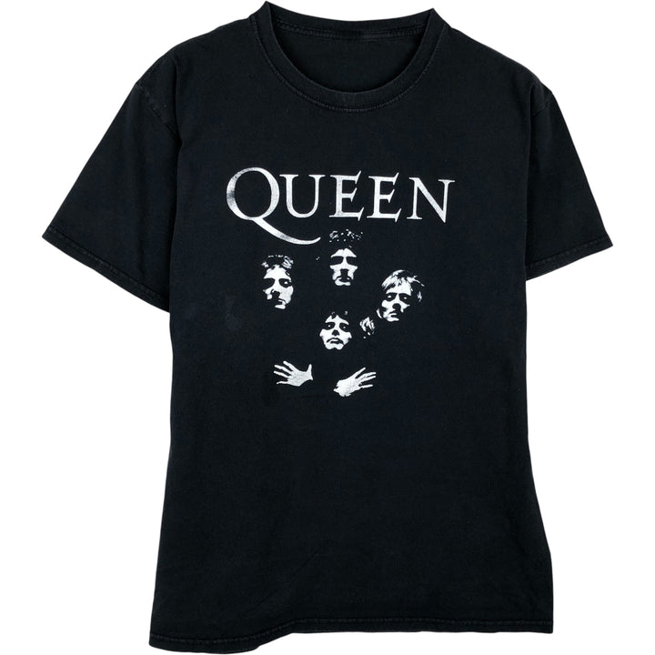 QUEEN Band T-shirt, Men's XL size unclear black type Vintage Second Hand