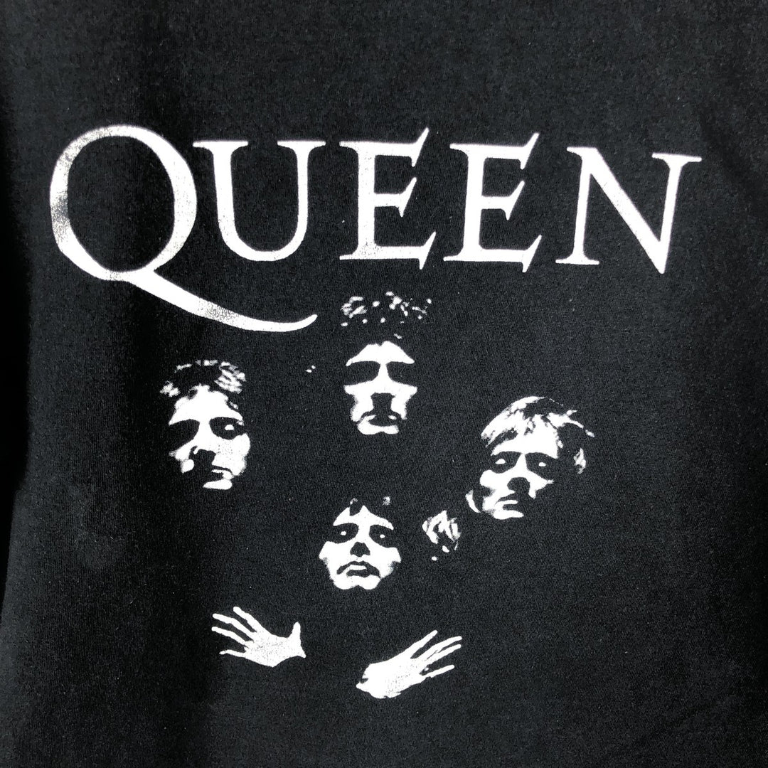 QUEEN Band T-shirt, Men's XL size unclear black type Vintage Second Hand
