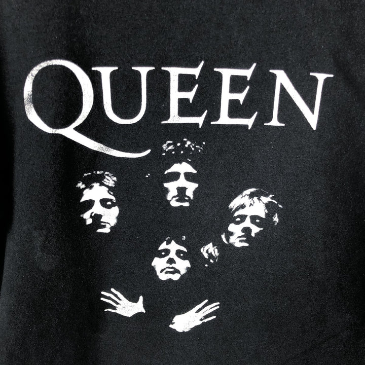 QUEEN Band T-shirt, Men's XL size unclear black type Vintage Second Hand