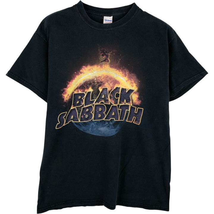 Gildan Black Sabbath band T-shirt, men's size M cotton black type Vintage Second Hand