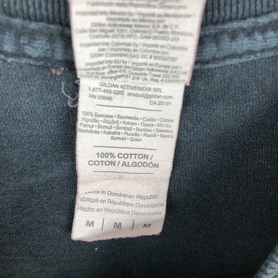 Gildan Black Sabbath band T-shirt, men's size M cotton black type Vintage Second Hand