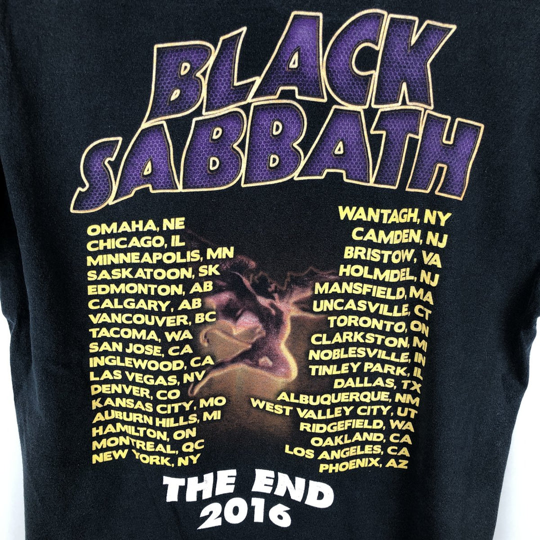 Gildan Black Sabbath band T-shirt, men's size M cotton black type Vintage Second Hand