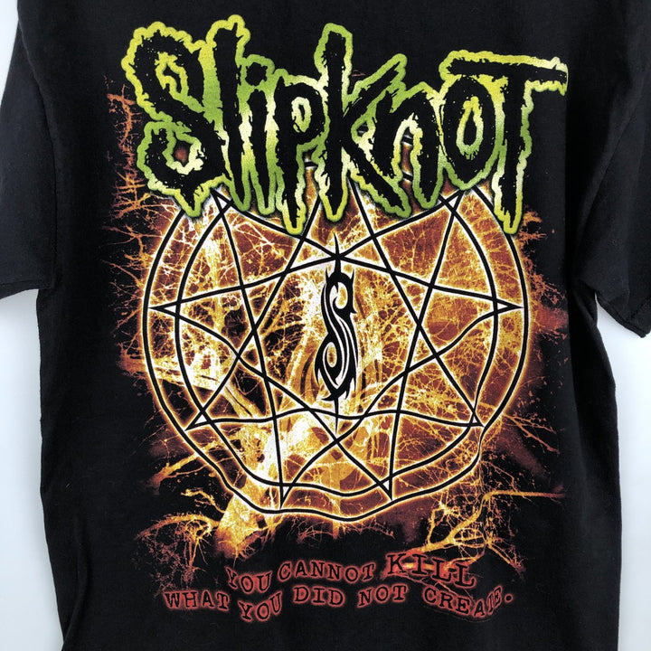 ALSTYLE SLIPKNOT Band T-Shirt, Men's Size M cotton black type Vintage Second Hand