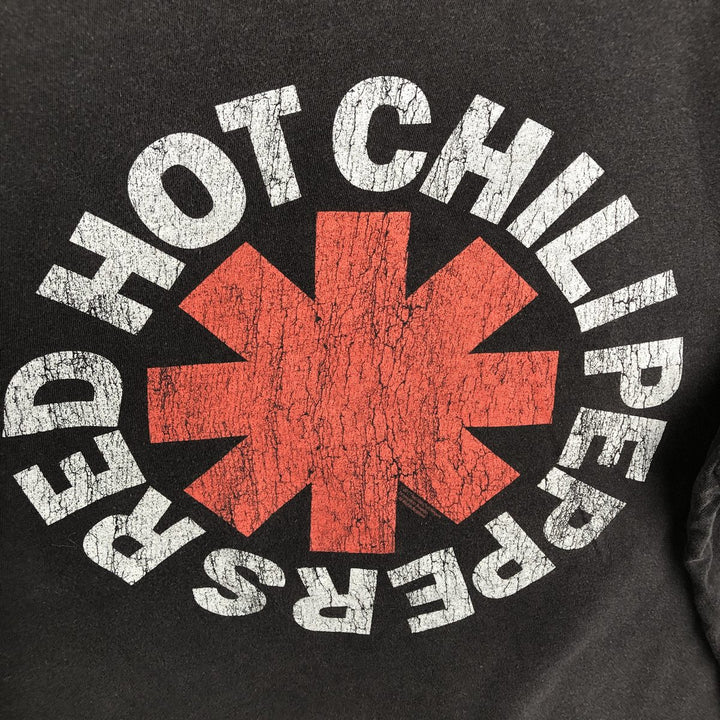 RED HOT CHILI PEPPERS Red Hot Chili Peppers Band T-shirt Band T Men's XL equivalent cotton black type Vintage Second Hand