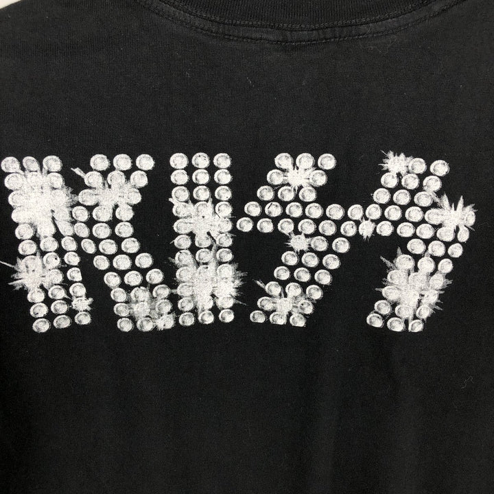 VISION KISS Band T-Shirt, Men's Size L cotton black type Vintage Second Hand