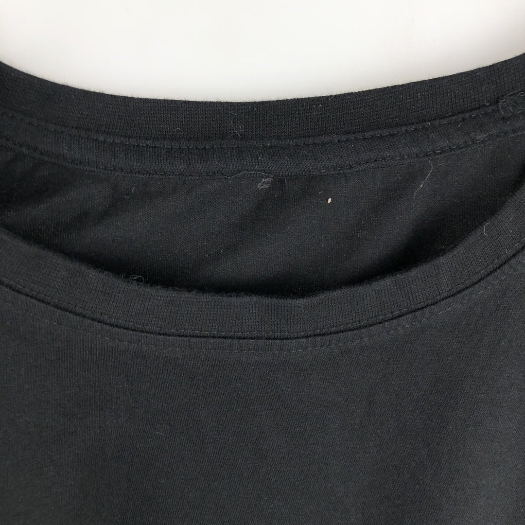 RED HOT CHILI PEPPERS Red Hot Chili Peppers Band T-shirt Band T Men's L size unclear black type Vintage Second Hand