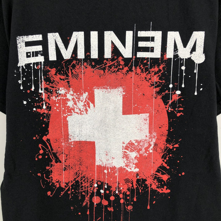 EMINEM Rap T-shirt, Men's M size cotton black type Vintage Second Hand