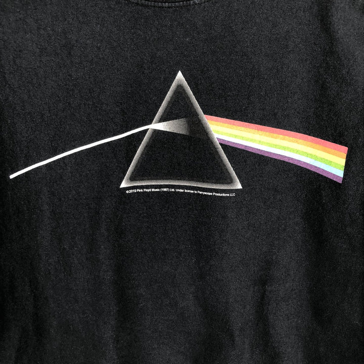 PINK FLOYD Pink Floyd Band T-shirt Band T Men's M size unclear black type Vintage Second Hand