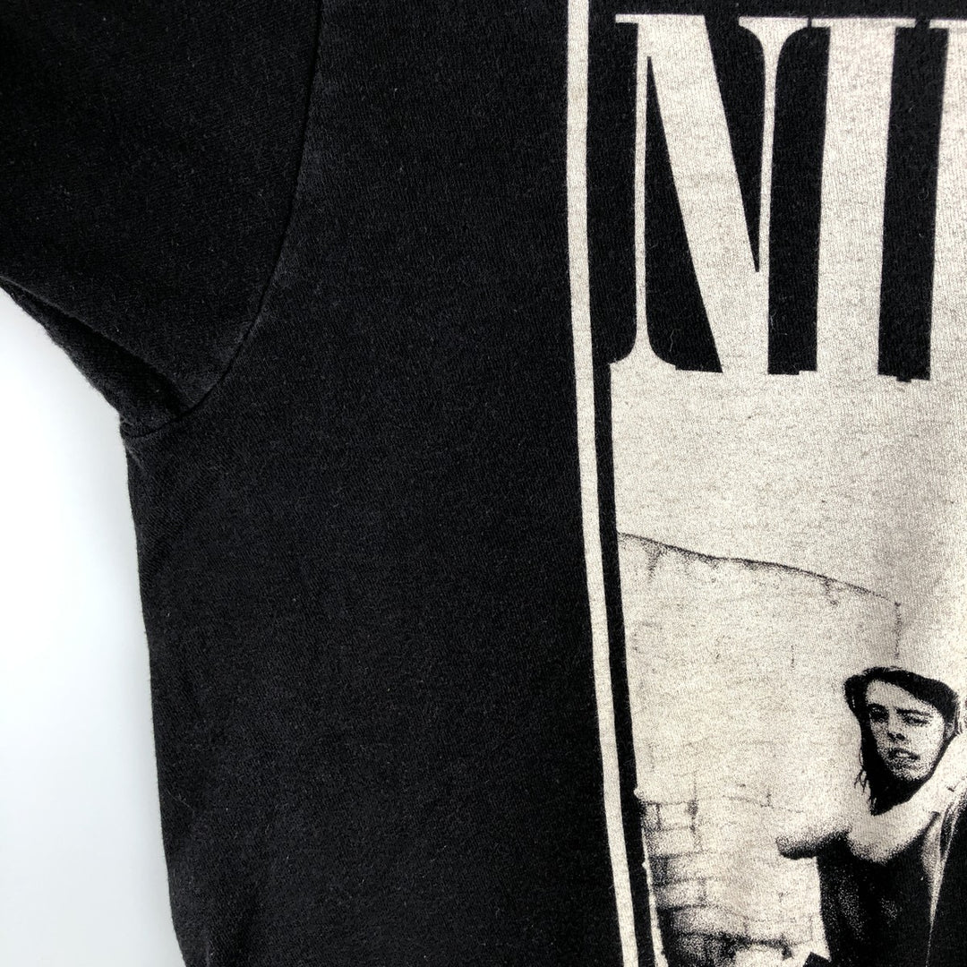 TULTEX NIRVANA Nirvana Band T-shirt, Men's M size cotton black type Vintage Second Hand