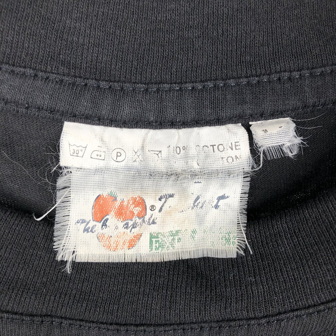 THE BEATLES Large Print Band T-Shirt, Men's Size Medium unclear black type Vintage Second Hand