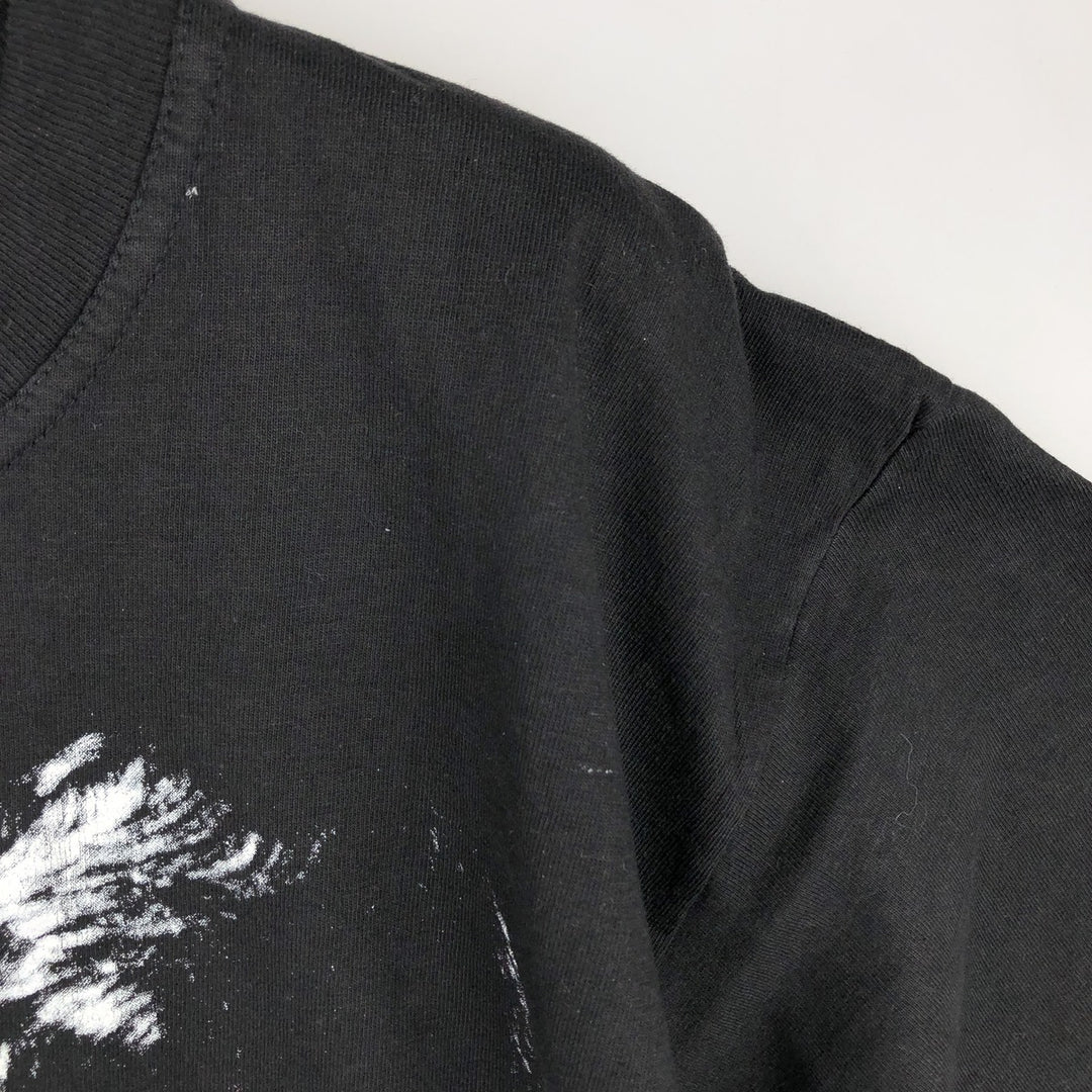 THE BEATLES Large Print Band T-Shirt, Men's Size Medium unclear black type Vintage Second Hand