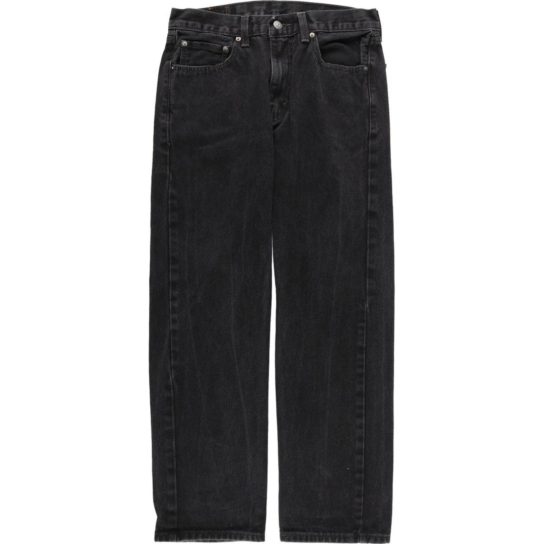 Levi's 505 Black Denim Tapered Denim Pants for Men, W32 equivalent cotton black type Vintage Second Hand