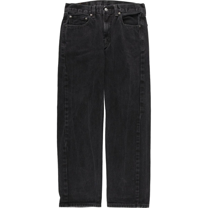 Levi's 505 Black Denim Tapered Denim Pants for Men, W32 equivalent cotton black type Vintage Second Hand