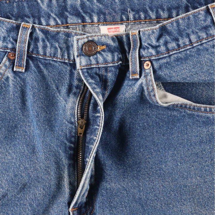 90'S Levi's 40505-0215 Regular Fit Straight Leg Tapered Denim Pants with Orange Tab, Men's Size 34 cotton blue type Vintage Second Hand