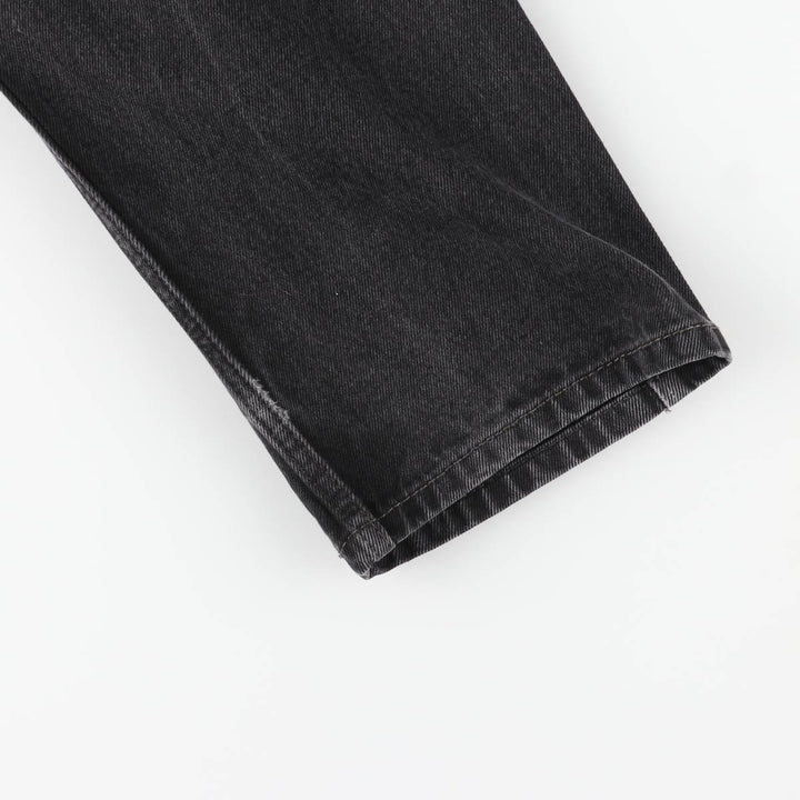 Levi's 505 Black Denim Tapered Denim Pants for Men, W32 equivalent cotton black type Vintage Second Hand