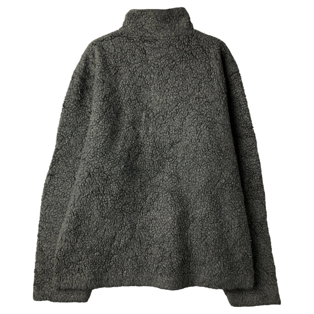 90s-00'S Timberland WEATHERGEAR Half-Zip Fleece Pullover, Men's Size Medium acrylic gray type Vintage Second Hand
