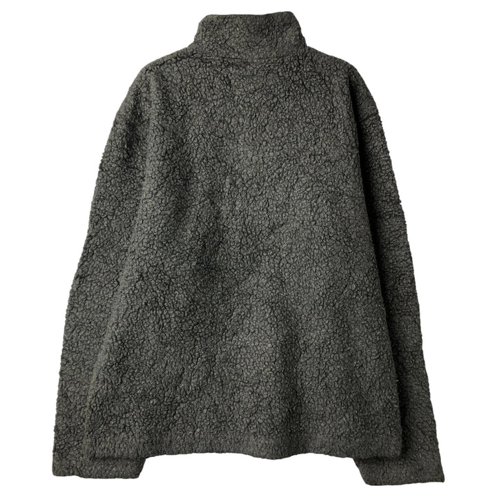 90s-00'S Timberland WEATHERGEAR Half-Zip Fleece Pullover, Men's Size Medium acrylic gray type Vintage Second Hand