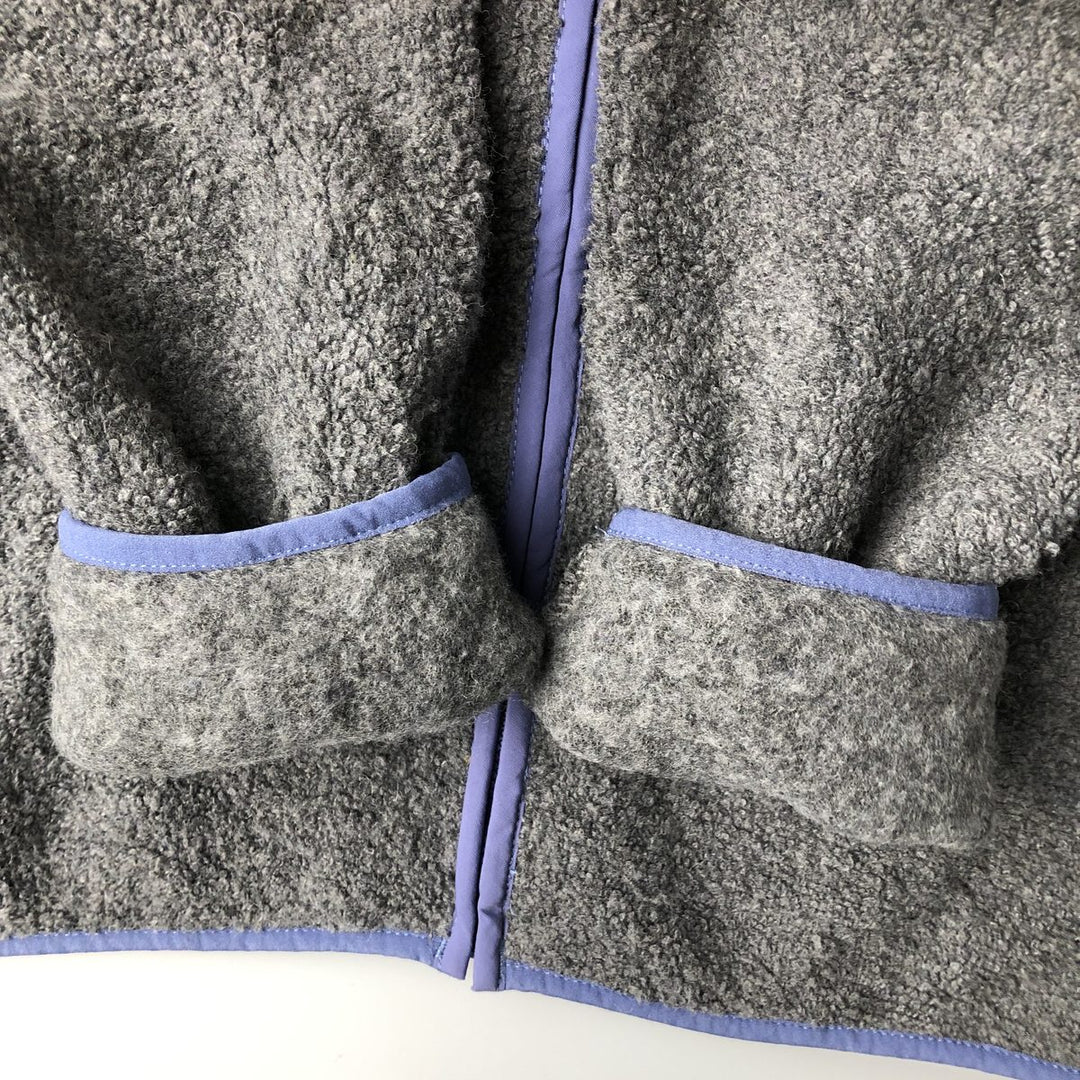 Patagonia 22925FA22 Fleece Jacket, Women's, Size Small polyester gray type Vintage Second Hand