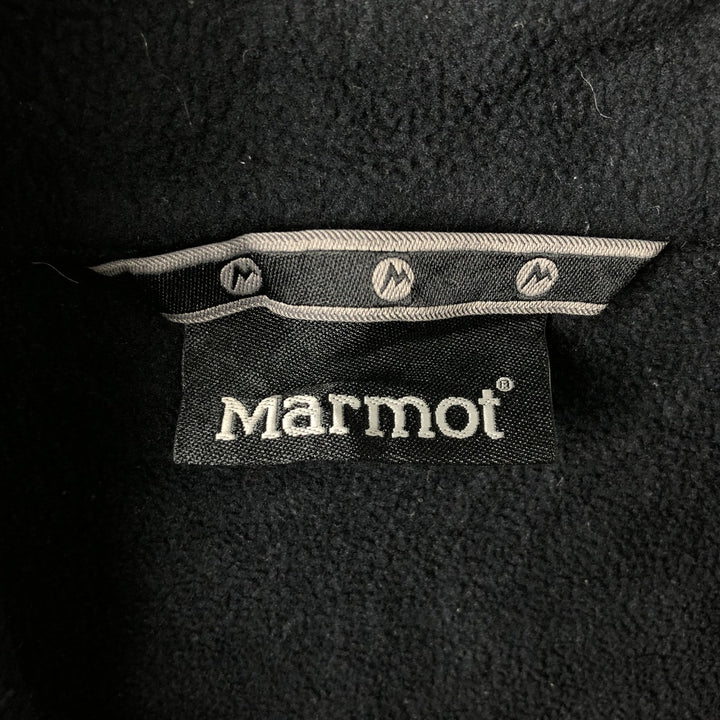 Marmot Half-Zip Fleece Pullover, Men's Size L polyester black type Vintage Second Hand