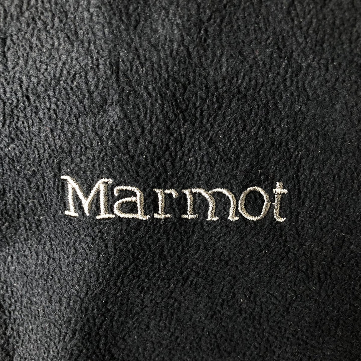 Marmot Half-Zip Fleece Pullover, Men's Size L polyester black type Vintage Second Hand