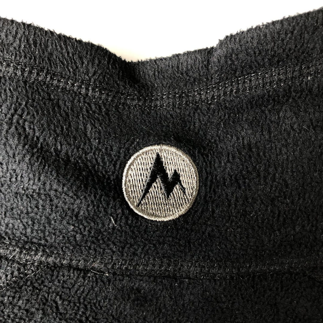 Marmot Half-Zip Fleece Pullover, Men's Size L polyester black type Vintage Second Hand