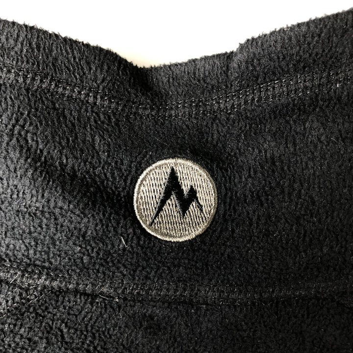 Marmot Half-Zip Fleece Pullover, Men's Size L polyester black type Vintage Second Hand