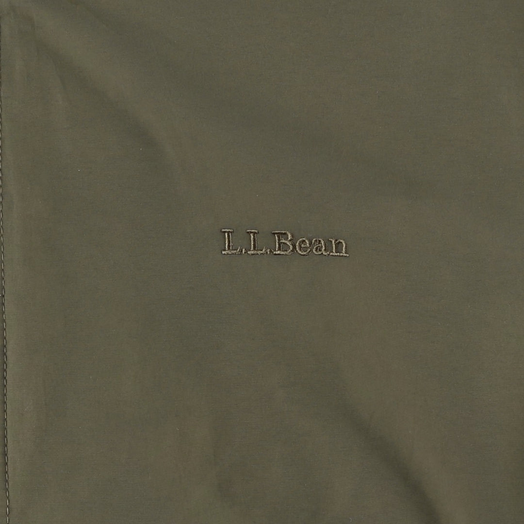 90s-00'S LL Bean Padded Mountain Jacket, Shell Jacket, Puffer Jacket, Men's Size L, Vintage Nylon Khaki type Vintage Second Hand