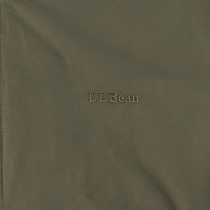 90s-00'S LL Bean Padded Mountain Jacket, Shell Jacket, Puffer Jacket, Men's Size L, Vintage Nylon Khaki type Vintage Second Hand