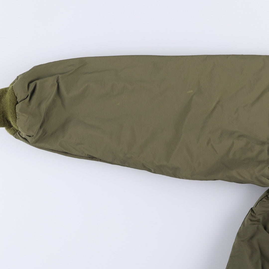90s-00'S LL Bean Padded Mountain Jacket, Shell Jacket, Puffer Jacket, Men's Size L, Vintage Nylon Khaki type Vintage Second Hand