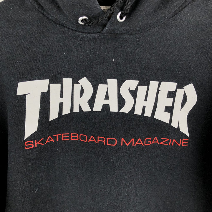 Thrasher THRASHER sweatshirt pullover hoodie, men's size M cotton black type Vintage Second Hand
