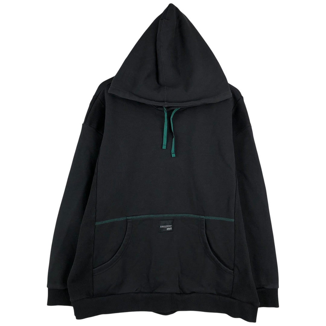 adidas Originals Equipment Pullover Sweatshirt, Men's XL cotton black type Vintage Second Hand