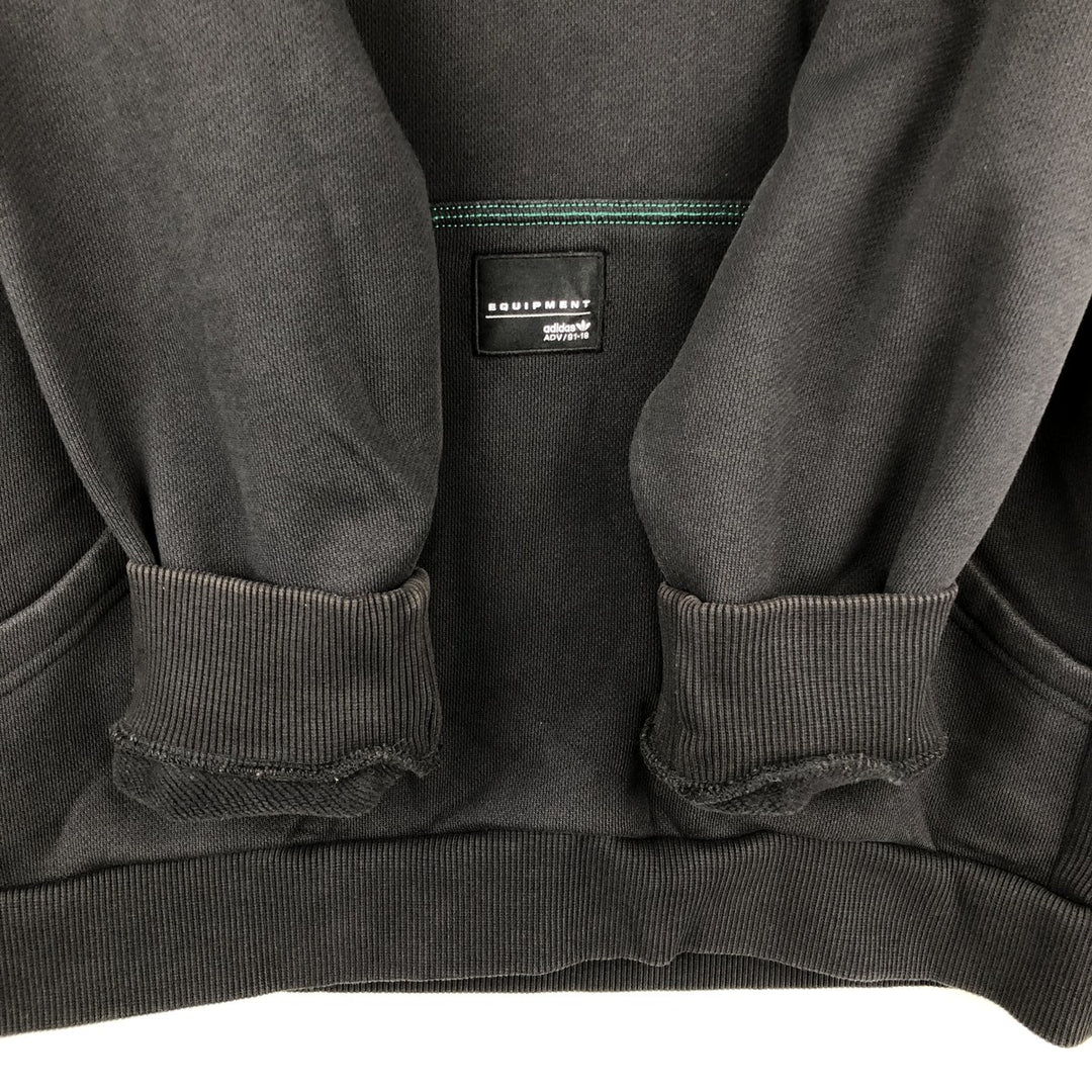 adidas Originals Equipment Pullover Sweatshirt, Men's XL cotton black type Vintage Second Hand