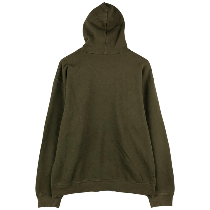 Adidas sweatshirt pullover hoodie, men's size M cotton Khaki type sage green Vintage Second Hand