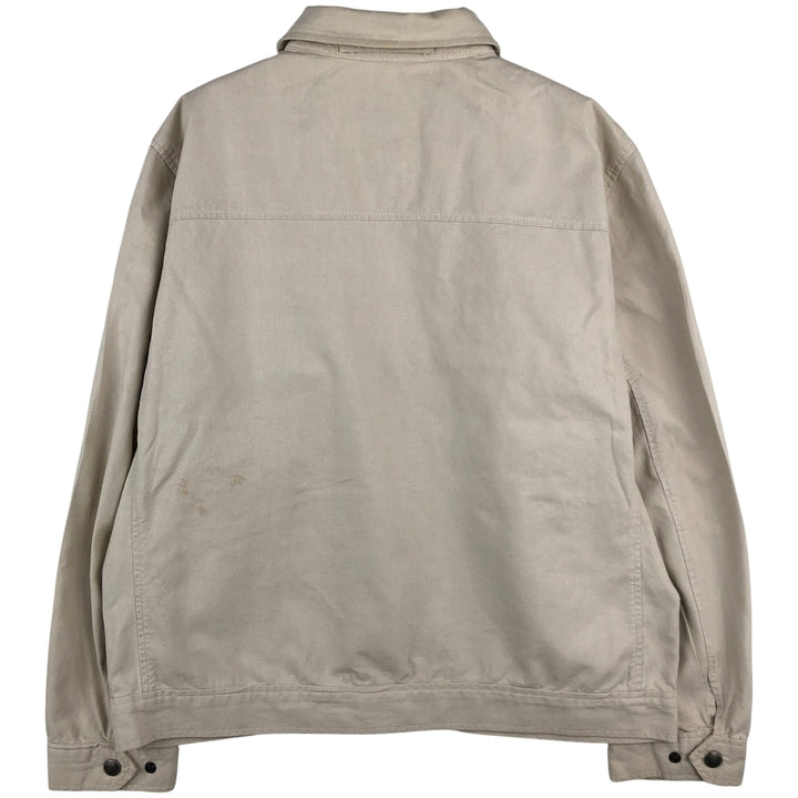2000'S Banana Republic Cotton Jacket, Men's Size L cotton Beige type Vintage Second Hand