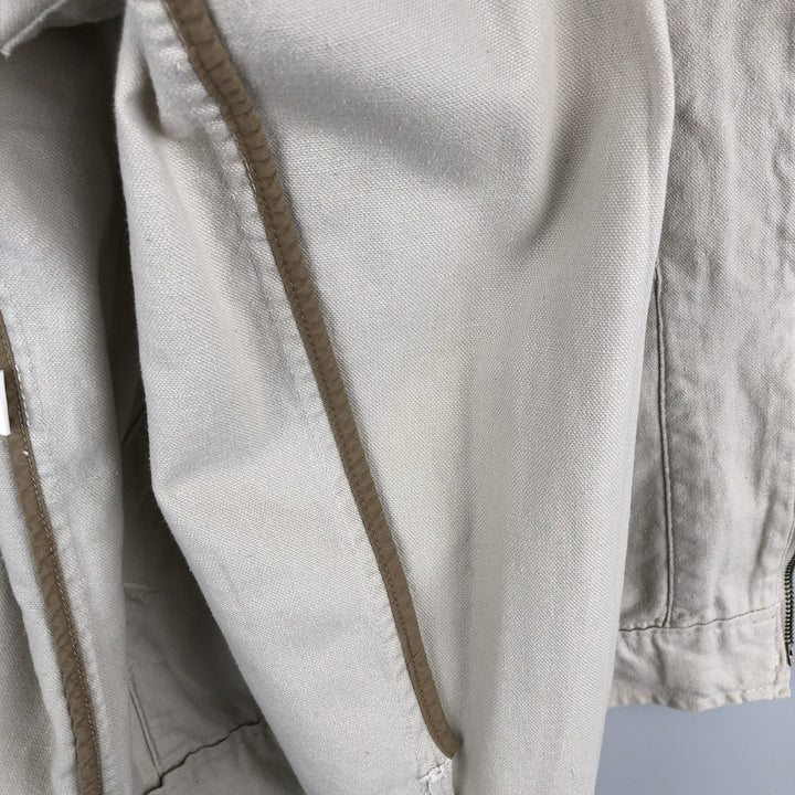 2000'S Banana Republic Cotton Jacket, Men's Size L cotton Beige type Vintage Second Hand