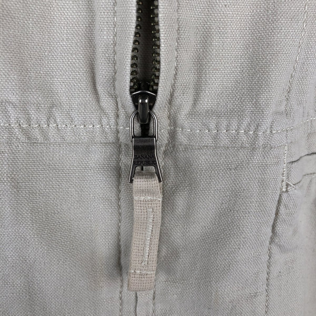 2000'S Banana Republic Cotton Jacket, Men's Size L cotton Beige type Vintage Second Hand