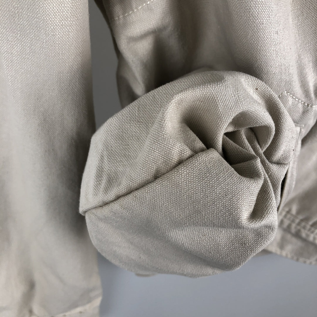 2000'S Banana Republic Cotton Jacket, Men's Size L cotton Beige type Vintage Second Hand