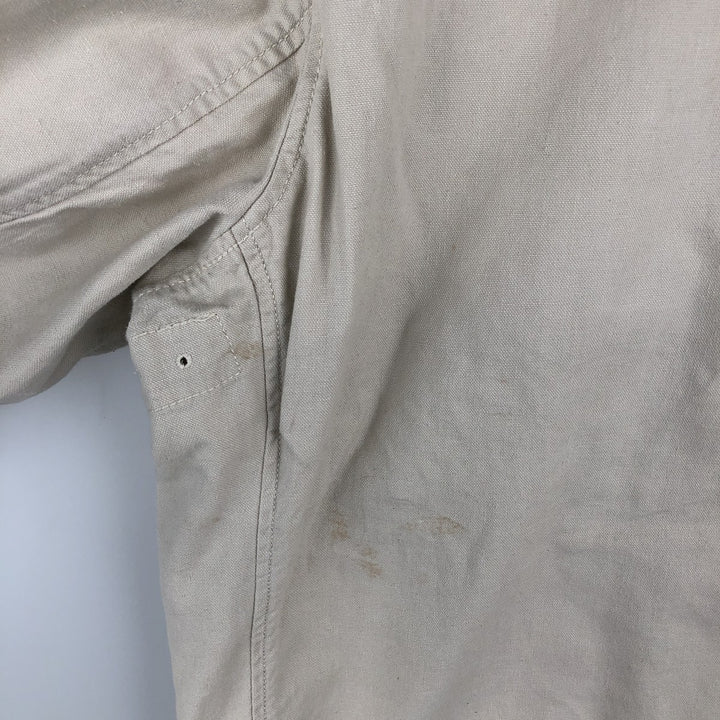 2000'S Banana Republic Cotton Jacket, Men's Size L cotton Beige type Vintage Second Hand