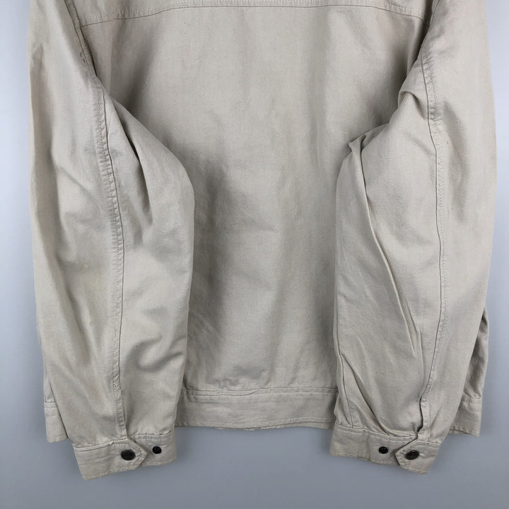 2000'S Banana Republic Cotton Jacket, Men's Size L cotton Beige type Vintage Second Hand