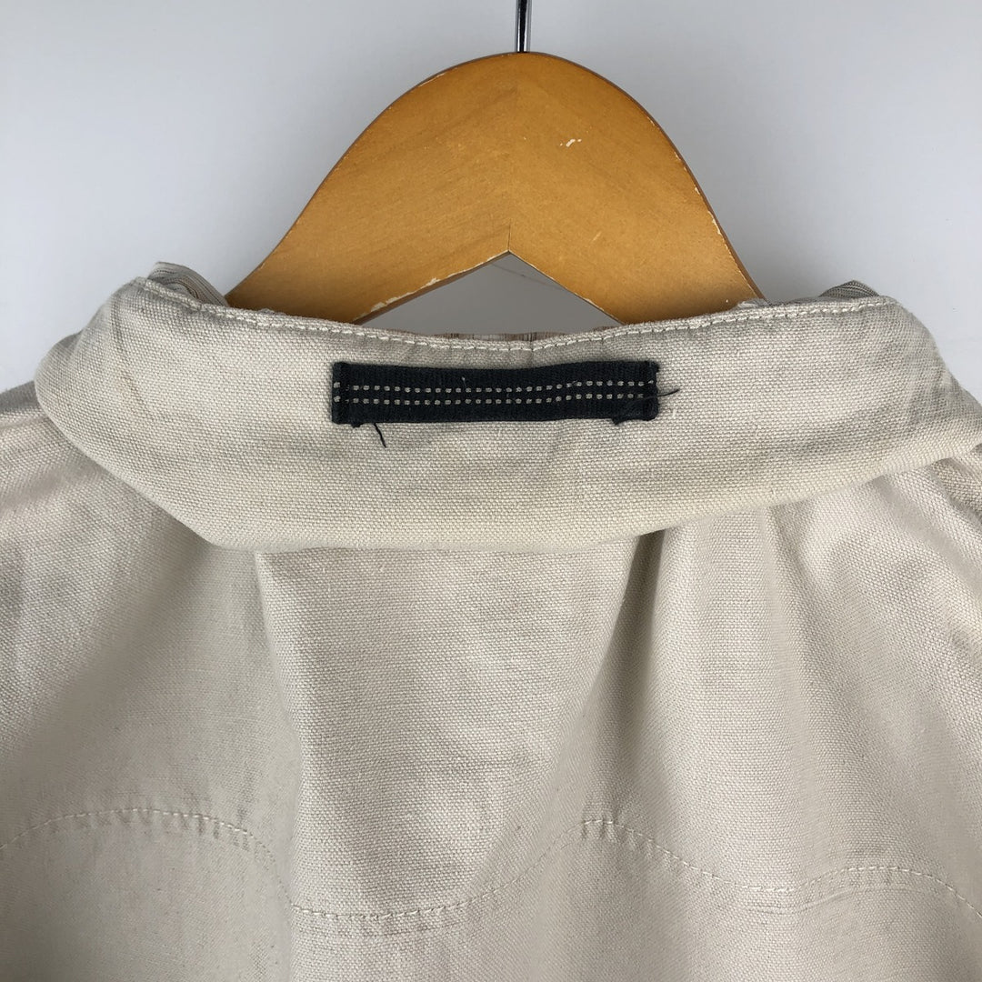 2000'S Banana Republic Cotton Jacket, Men's Size L cotton Beige type Vintage Second Hand