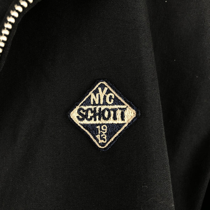 SCHOTT Men's Blouson (Size L) polyester black type Vintage Second Hand