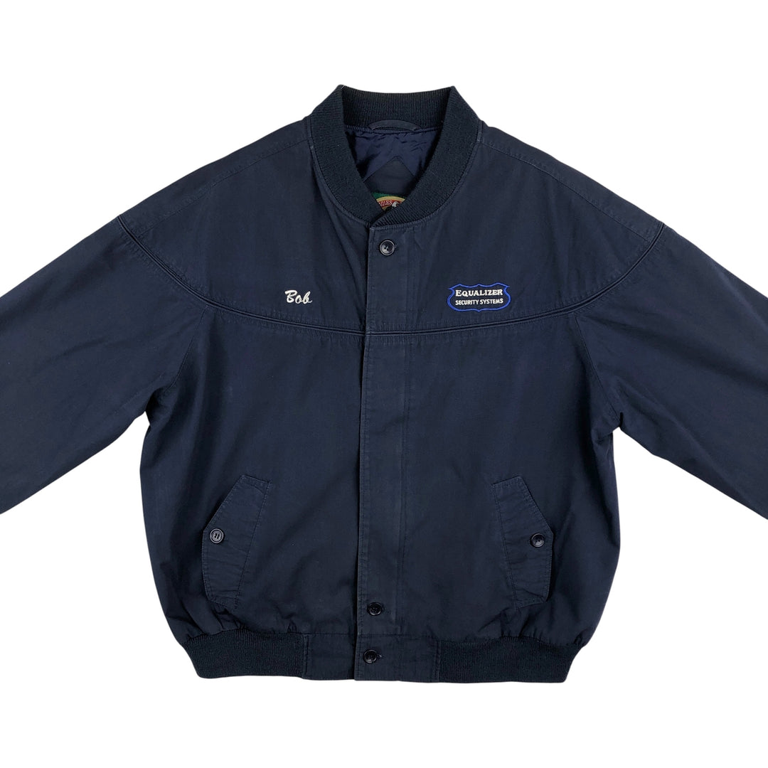 90s-00'S EAGLE RIDGE OUTFITTERS Derby Jacket, Cup Shoulder, Made in Russia, Men's Size L cotton navy blue type Vintage Second Hand