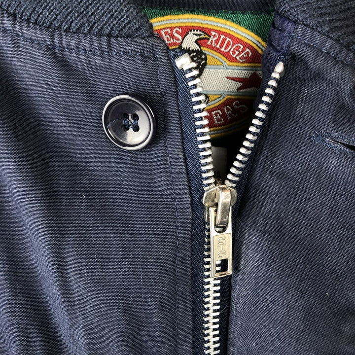 90s-00'S EAGLE RIDGE OUTFITTERS Derby Jacket, Cup Shoulder, Made in Russia, Men's Size L cotton navy blue type Vintage Second Hand