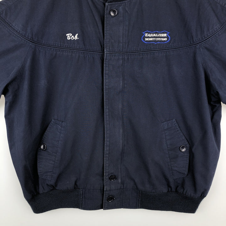 90s-00'S EAGLE RIDGE OUTFITTERS Derby Jacket, Cup Shoulder, Made in Russia, Men's Size L cotton navy blue type Vintage Second Hand
