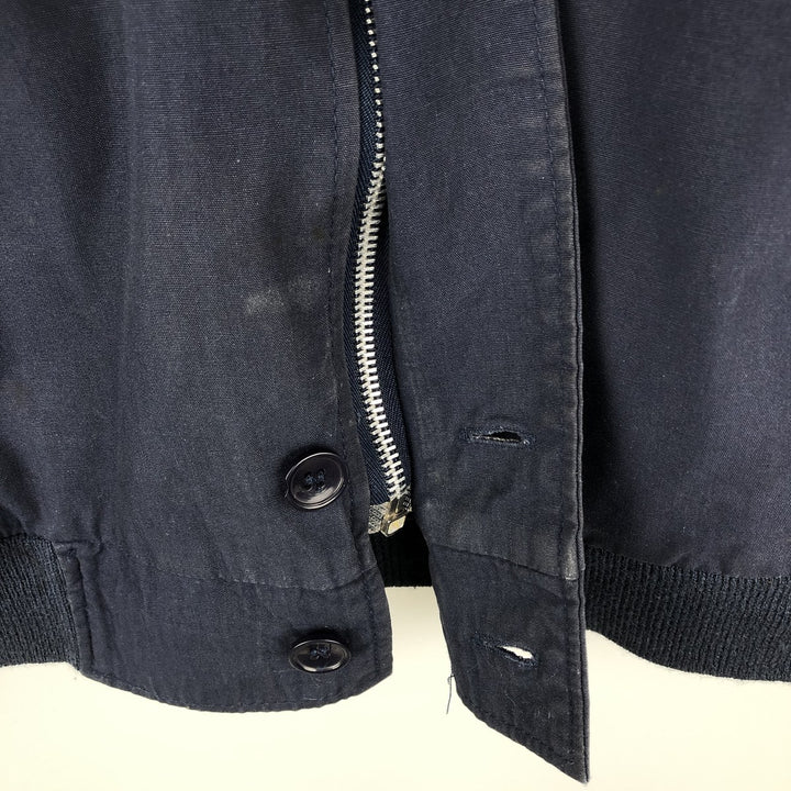 90s-00'S EAGLE RIDGE OUTFITTERS Derby Jacket, Cup Shoulder, Made in Russia, Men's Size L cotton navy blue type Vintage Second Hand