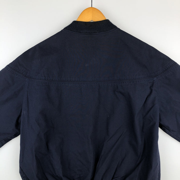 90s-00'S EAGLE RIDGE OUTFITTERS Derby Jacket, Cup Shoulder, Made in Russia, Men's Size L cotton navy blue type Vintage Second Hand