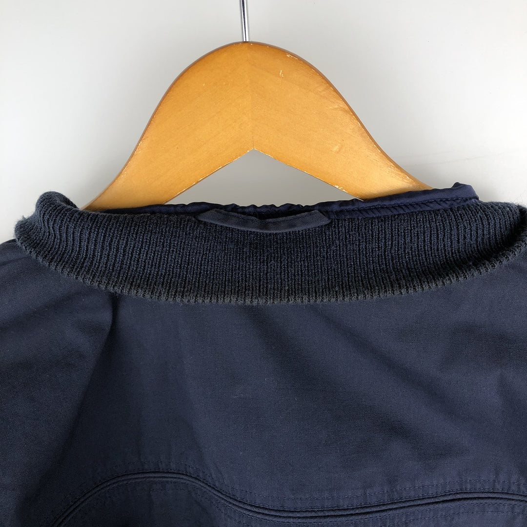 90s-00'S EAGLE RIDGE OUTFITTERS Derby Jacket, Cup Shoulder, Made in Russia, Men's Size L cotton navy blue type Vintage Second Hand