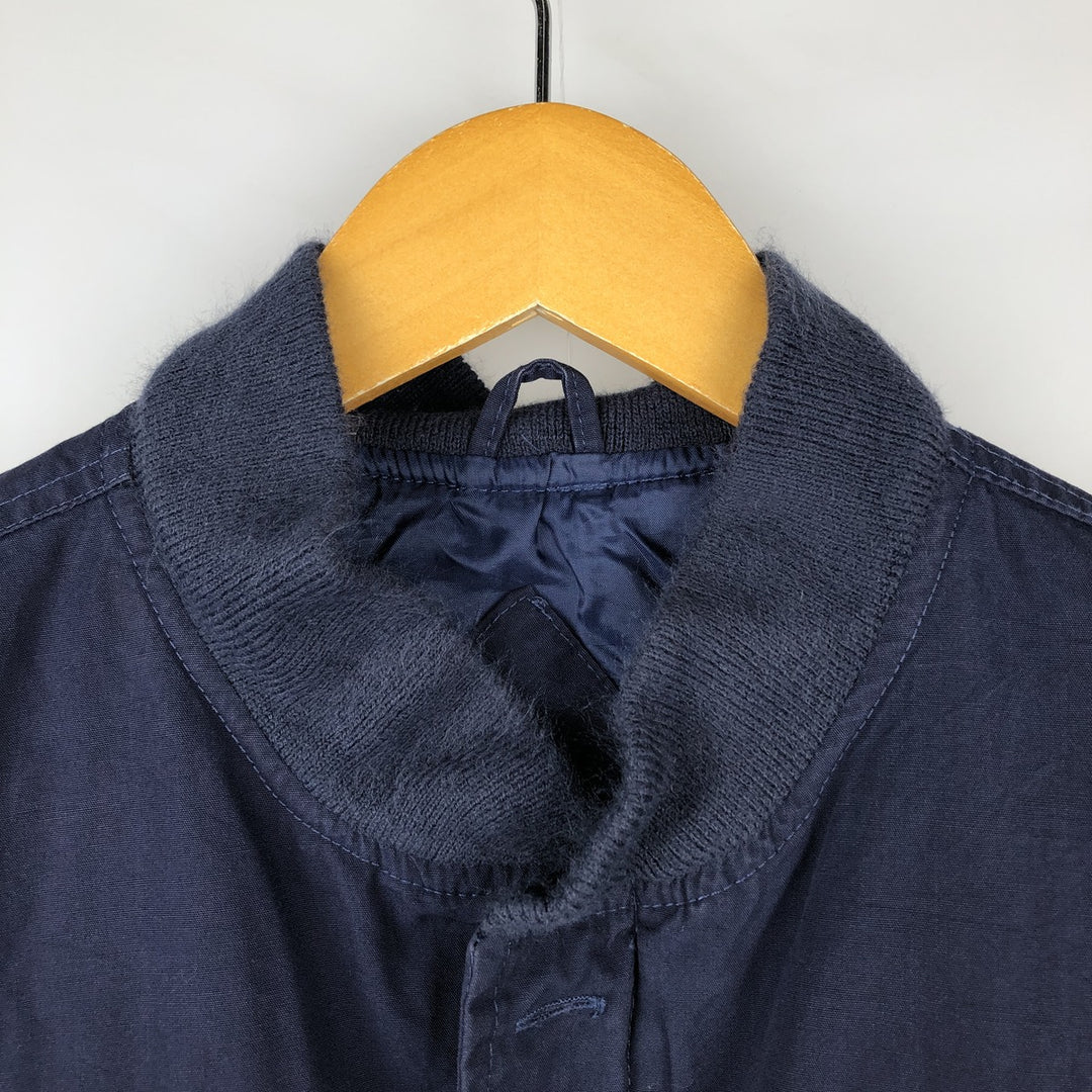 EAGLES RIDGE Derby Jacket, Cup Shoulder Jacket, Men's Size L cotton navy blue type Vintage Second Hand