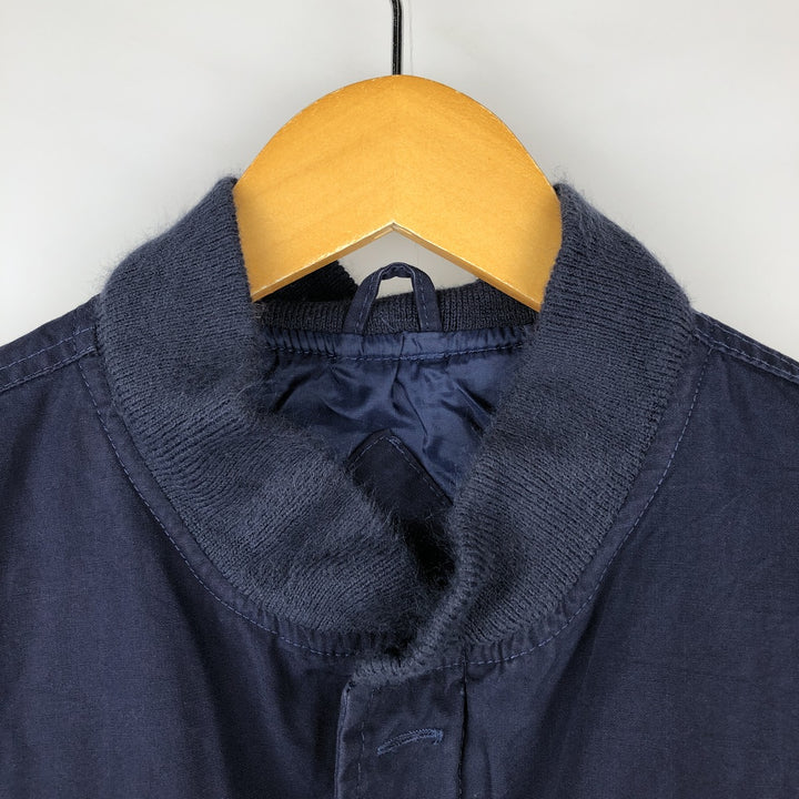 EAGLES RIDGE Derby Jacket, Cup Shoulder Jacket, Men's Size L cotton navy blue type Vintage Second Hand