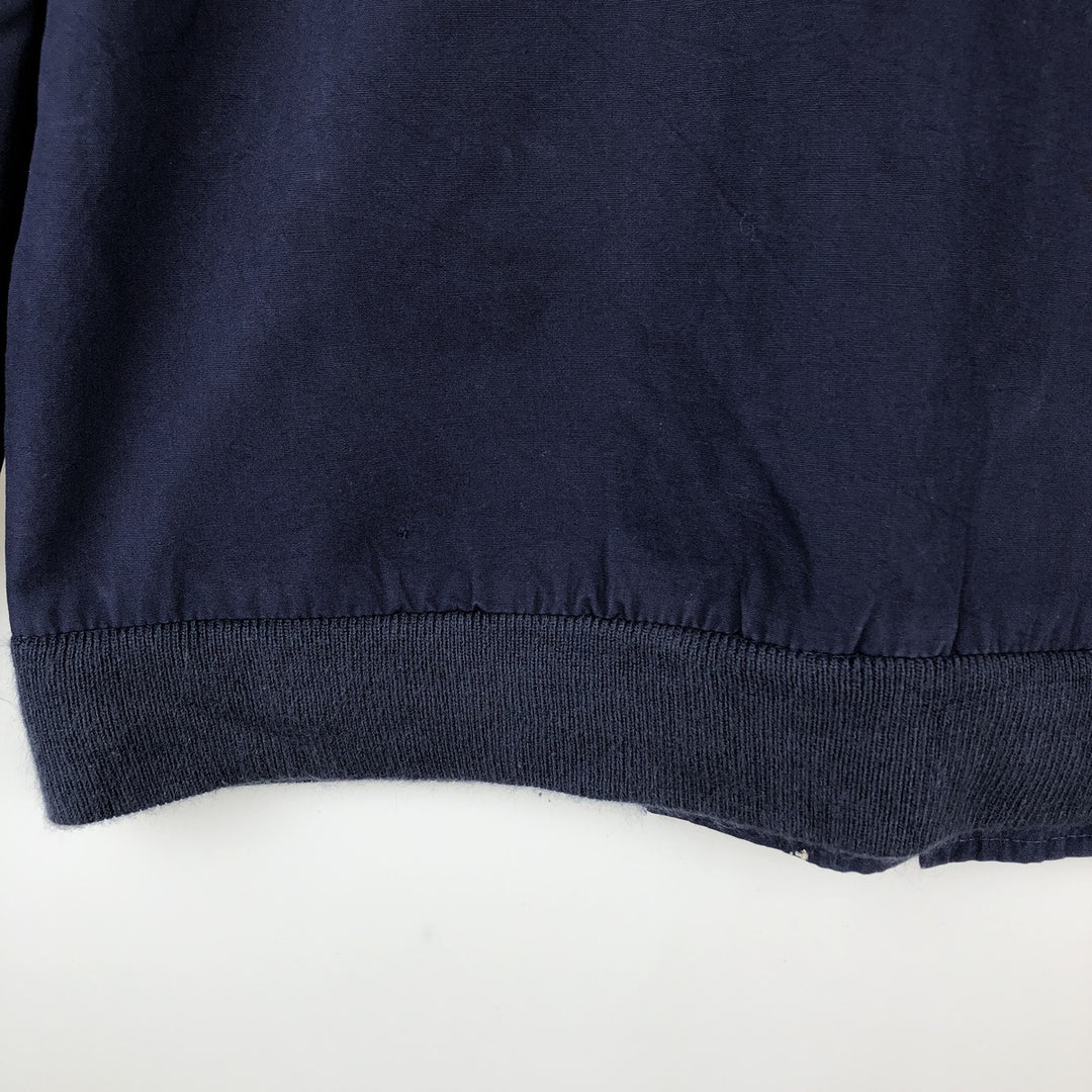 EAGLES RIDGE Derby Jacket, Cup Shoulder Jacket, Men's Size L cotton navy blue type Vintage Second Hand